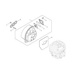 Muffler for ECHO Chainsaw