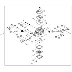 Carburettor for ECHO CS-4010