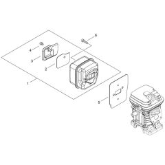 Muffler for ECHO CS-4010