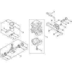 ECHO CS-420ES Cylinder & Piston