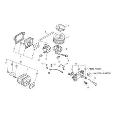 Air Cleaner & Muffler for ECHO