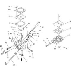 Carburettor for ECHO CS-450