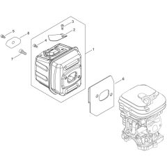 Muffler for ECHO CS-4510ES