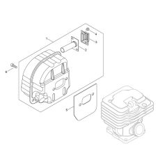 Muffler for ECHO CS-452ESX