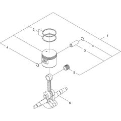 Crankshaft & Piston for ECHO