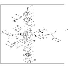 Carburettor for ECHO CS-501SX