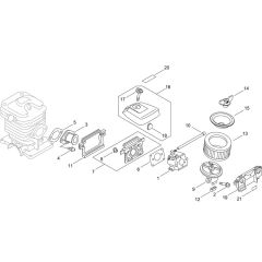 Air Cleaner & Carburettor