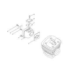Muffler for ECHO CS-610