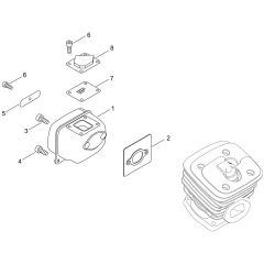 Muffler for ECHO CS-621SX