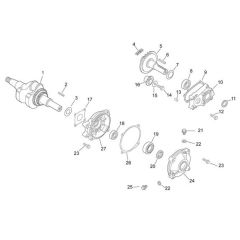 Crankshaft for Kohler CS10