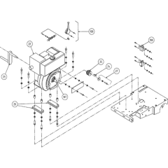 Motor Assembly for Floor Saw