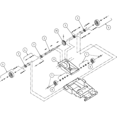 Wheel Assembly for Floor Saw