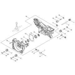 Crankcase for ECHO CSG-7410ES