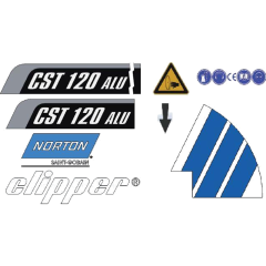 Labels for CST100-ALU Saw