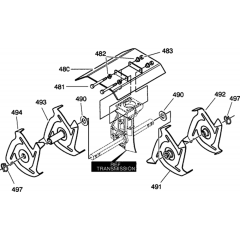 Tine Assembly for Husqvarna CT 20
