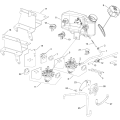 Fuel System for Kohler CV224