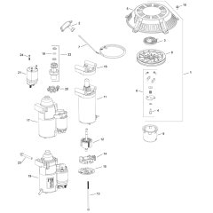 Kohler CV461 Starting Parts