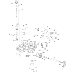 Lubrication for Kohler CV493