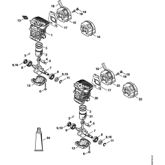Cylinder & Muffler Assembly