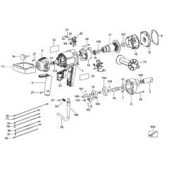 Main Assembly for DeWalt Mixer