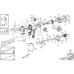 DeWalt D21520 Mixer Assembly