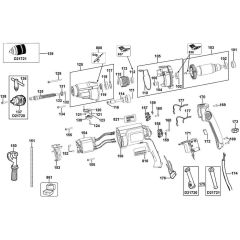 Main Assembly for DeWalt Drill