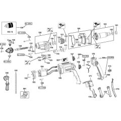 Main Assembly for DeWalt Drill