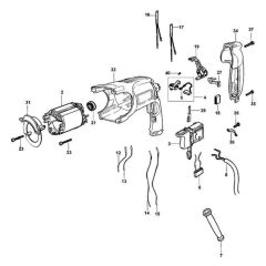 Main Assembly for DeWalt D25101K
