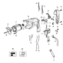 Main Assembly for DeWalt D25103K