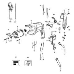Main Assembly for DeWalt D25104K