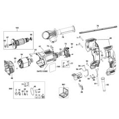 Main Assembly for DeWalt D25132