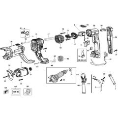 Main Assembly for DeWalt D25223K