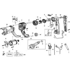 Main Assembly for DeWalt D25223K