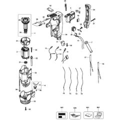 Main Assembly for DeWalt D25303K