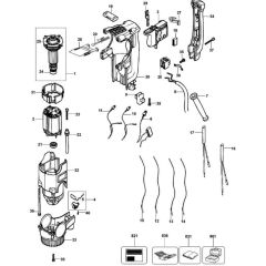 DeWalt D25304K Main Assembly