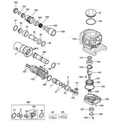 Main Assembly for DeWalt D25580K