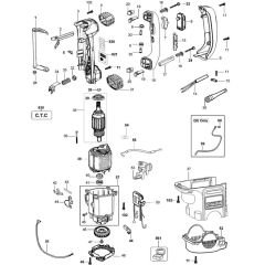 Main Assembly for DeWalt D25701K