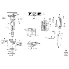 Main Assembly for DeWalt D25820K