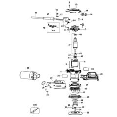 Main Assembly for DeWalt Sander