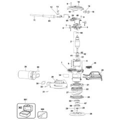 Main Assembly for DeWalt Sander