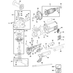 DeWalt D28492 Main Assembly