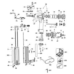 Main Assembly for DeWalt D51238K