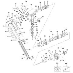 DeWalt D51823 Main Assembly