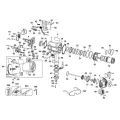 DeWalt D51855 Main Assembly
