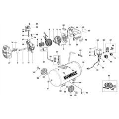 Main Assembly for DeWalt D55145