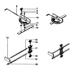 DeWalt DA860 Mitre Fence Assembly