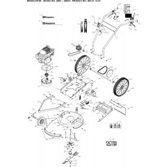 Assembly for Husqvarna DB51