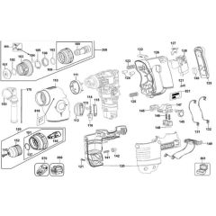 Main Assembly for DeWalt DC224K