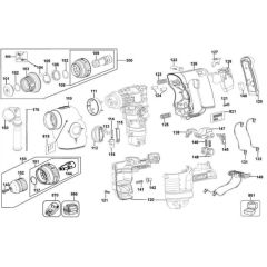 Main Assembly for DeWalt DC224K