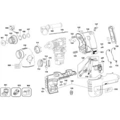 DeWalt DC228KL Main Assembly